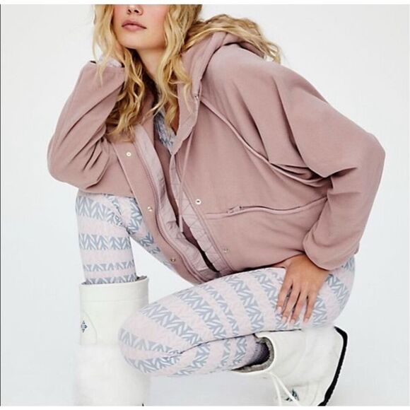 Free People Movement XS Dream Team Fleece Jacket - Picture 2 of 8